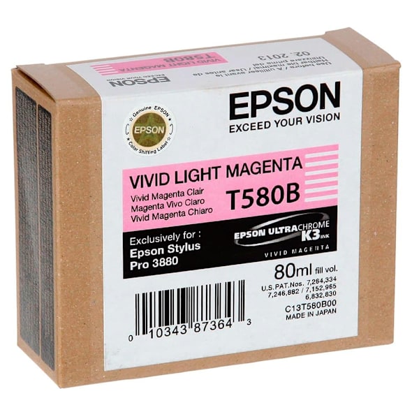 Epson Blækpatron T 580 80ml T 580b Lilla