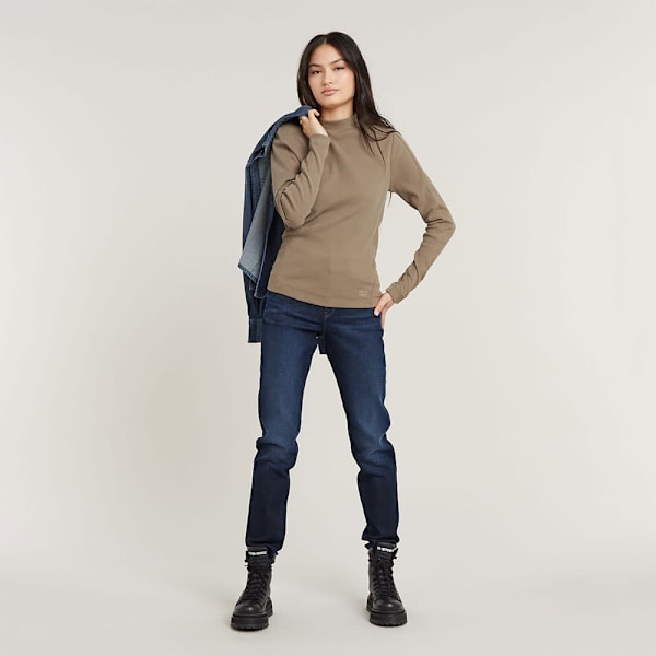 G-star D25033-d850 T-shirt Med Lange ærmer Brun L Kvinde