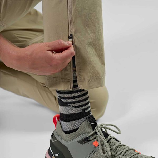 Salewa Puez Talvena Dst 2/1 Konvertibla Byxor Beige DE 38 Kvinna