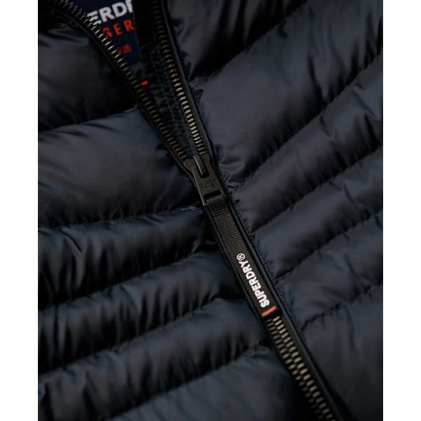 Superdry Fuji Quilt Padded Jakke Sort XL Kvinde