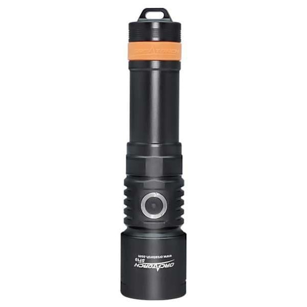 Orcatorch Led Lommelygte D710 Sort 3000 Lumens