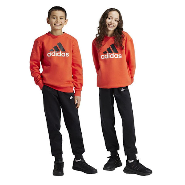 Adidas Essentials Big Logo Fleece Jogger Set Orange 7-8 Years Pojke