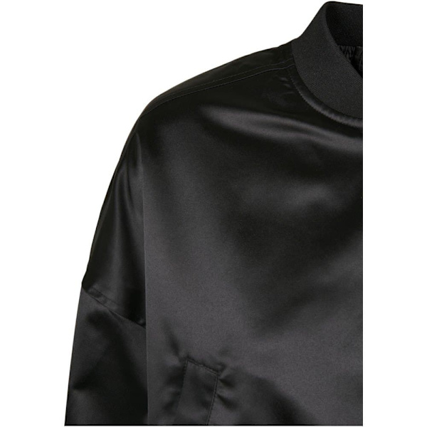 Starter Black Label Satin College Bomberjakke Sort M Kvinde