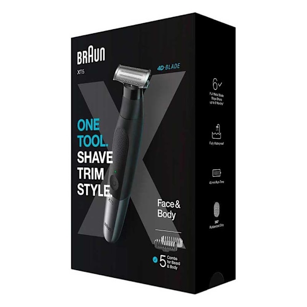 Braun Xt5100 Parranleikkuri Musta One Size / EU Plug