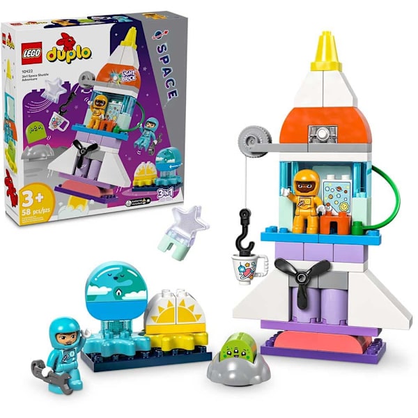 Lego Space Shuttle Adventure Construction Game 3en1
