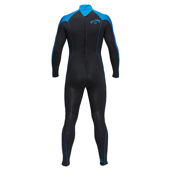 Billabong Langærmet Rygdragt Med Lynlås Synergy 5/4 Mm Blå L
