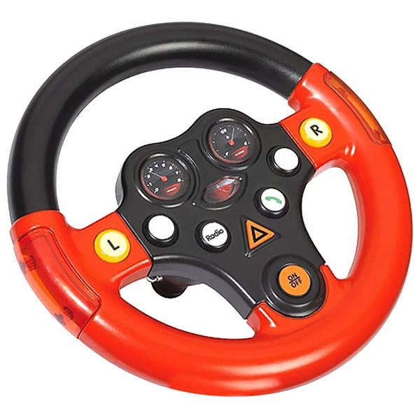 Big Bobby Car Multi Sound Wheel Rød,Sort