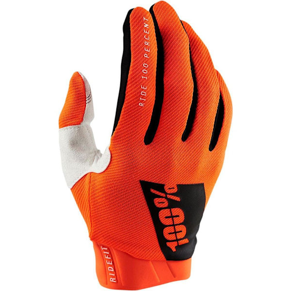 100percent Ridefit Off-road Handsker Orange XL / Short