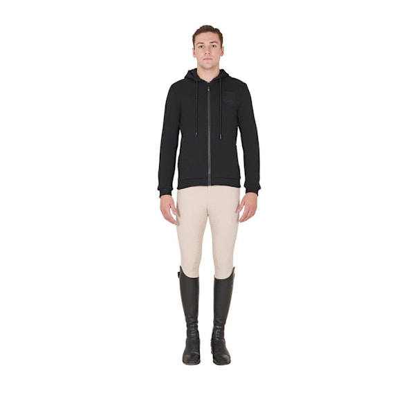 Equestro Inside Fleece Sweatshirt Med Dragkedja Svart XS Man