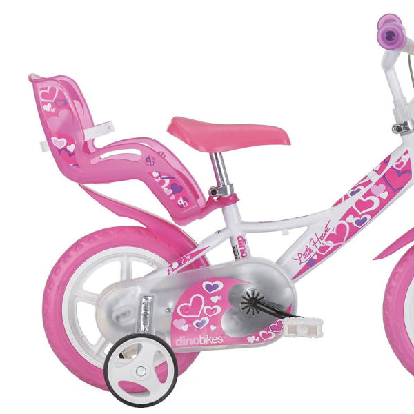 Dino Bikes Hearts 12´´ Cykel Vit 3-5 Years Pojke