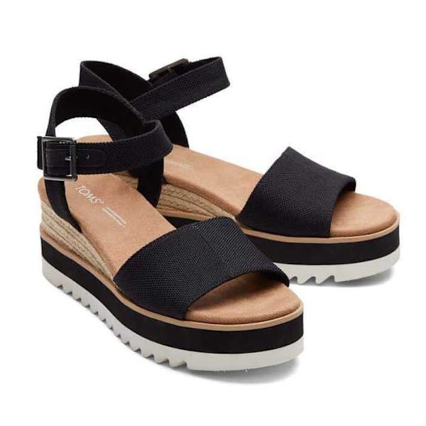 Toms Diana Sandaler Sort EU 36 Kvinde