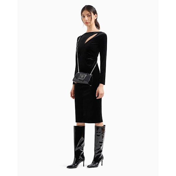 Armani Exchange 6dya76-yj9wz Kjole Sort M Kvinde