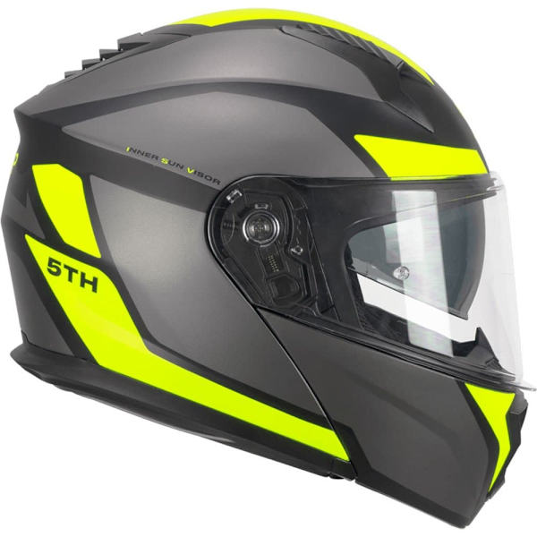 Ska-p 5thg Falcon Sport Modulær Hjelm Gul,Sort M