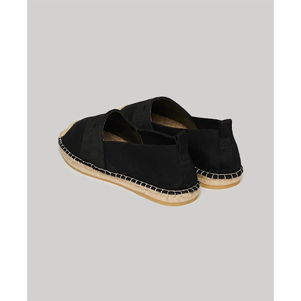 Superdry Canvas Espadrillot Musta EU 39 Nainen