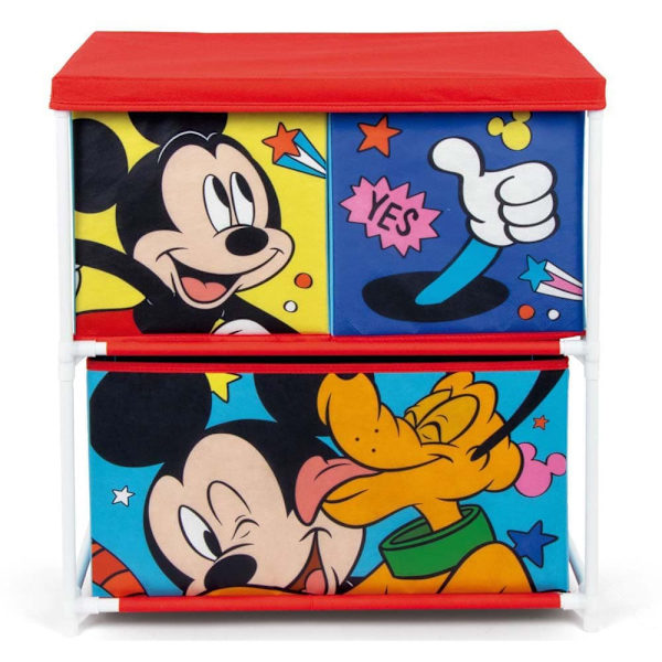 Disney Låda Mickey Förvaringshylla 3 Flerfärgad