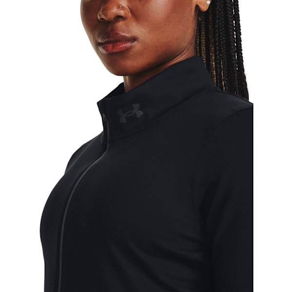 Under Armour T-shirt Med Halv Dragkedja Qualifier Run Svart S Kvinna