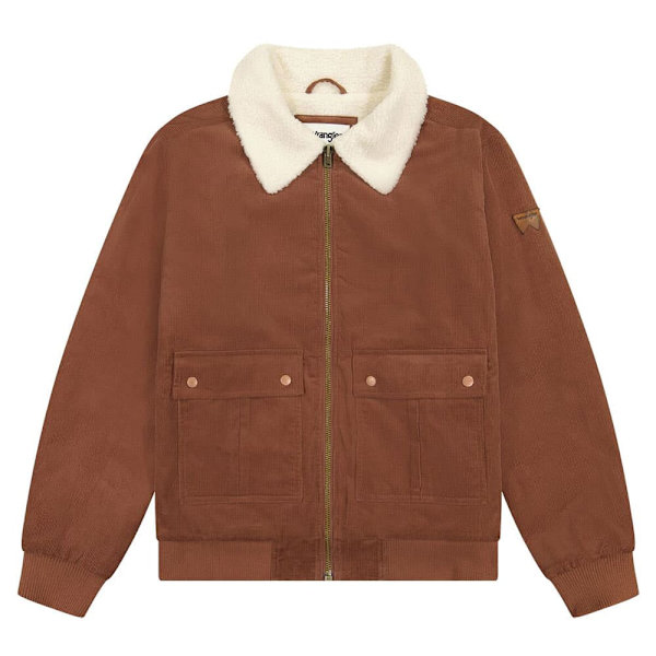 Wrangler Corduroy Aviator Jacka Brun XL Man