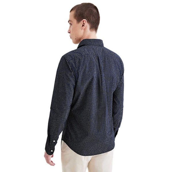 Dockers Lang ærmet Skjorte Slim Icon Blå M Mand