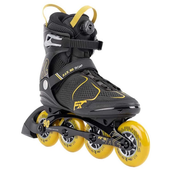 K2 Skate Inline Skøjter F.i.t. 90 Boa Sort EU 43 1/2