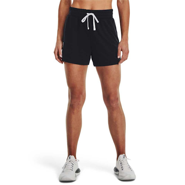 Under Armour Shorts Rival Terry Sort XS Kvinde
