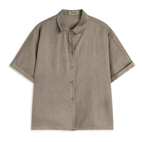 Ecoalf Melania Lyhythihainen Paita Beige XS Nainen