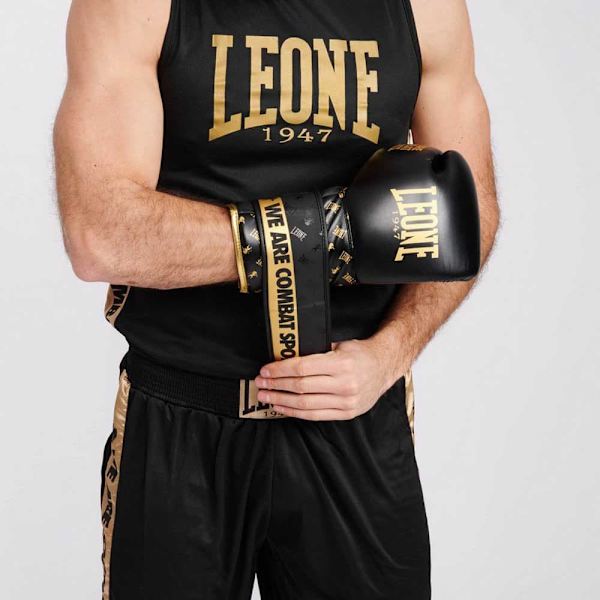 Leone1947 Boksehandsker I Kunstlæder Dna Sort 12 oz