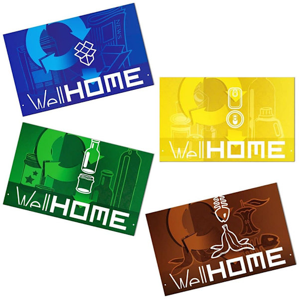 Wellhome Smarte Skraldespande 50l 3 Enheder