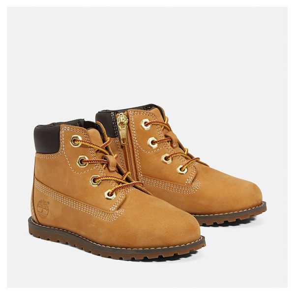 Timberland Pokey Pine Zip Barnstövlar Brun EU 27 Pojke