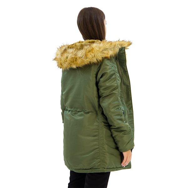 Alpha Industries N3b Vf 59 Kappa Grönt M Kvinna