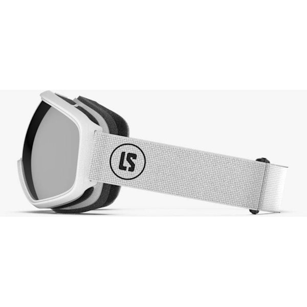 Loubsol Ls4 Skibriller Hvid Miroir Standard Silver/CAT3