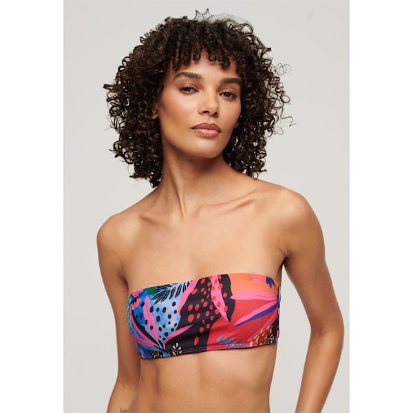 Superdry Tropical Bandeau Bikinitopp Flerfärgad L Kvinna