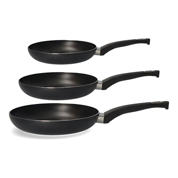Edm Nonstick Basic Pander Set 3 Enheder Søvfarvet