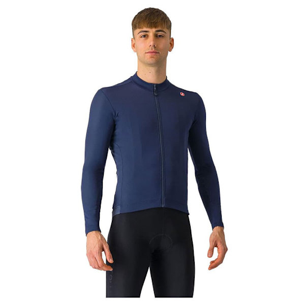 Castelli Espresso Thermal Pitkähihainen Trikoo Sininen XL Mies