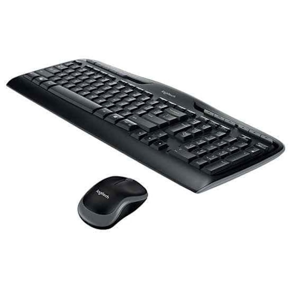 Logitech Langaton Hiiri Ja Näppäimistö Mk330 Hopeinen Nordic QWERTY