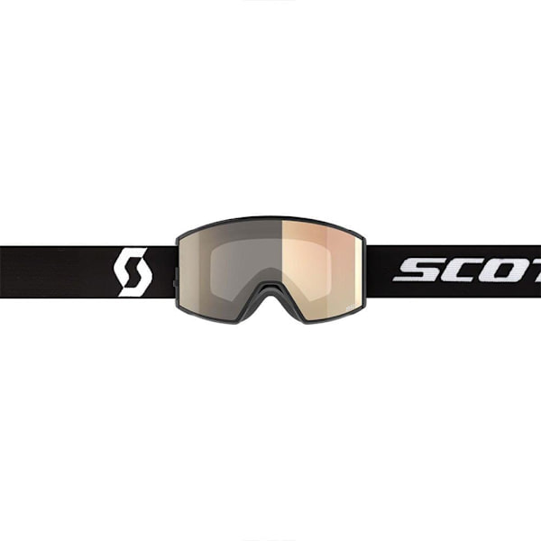 Scott Skidglasögon React Light Sensitive Svart Light Sensitive Bronze Chrome/CAT2-3