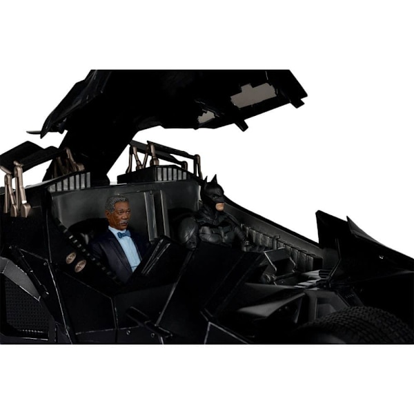 Mcfarlane Toys Dc Multiverse Tumbler -ajoneuvo Lucuis Fox -figuurilla The Dark Knight Gold Label