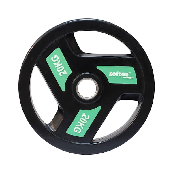Softee Olympic Disc 20kg Sort 20 kg
