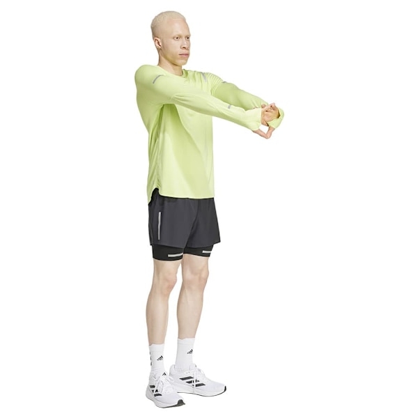 Adidas Ultimate Running Reflective Pitkähihainen T-paita Keltainen M Mies