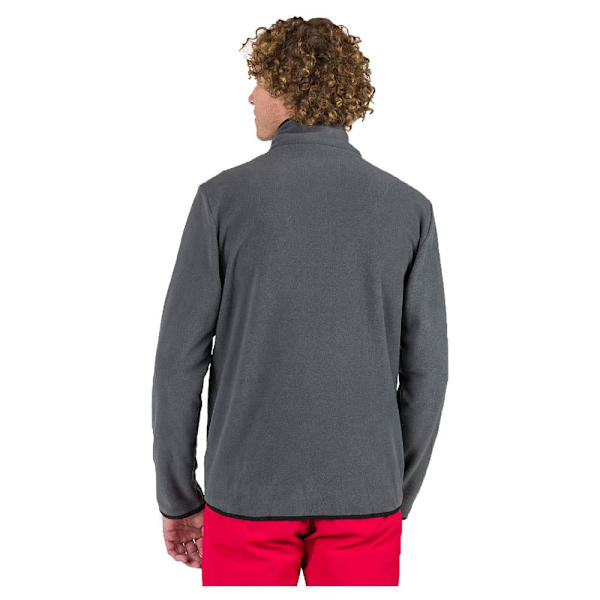 Rossignol Strawpile Fleece Med Halv Dragkedja Grå S Man