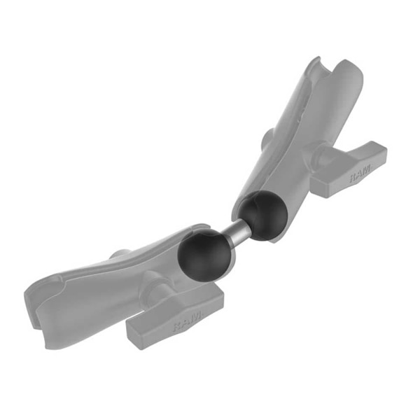 Ram Mounts Storlek Double Ball Adapter C Silver