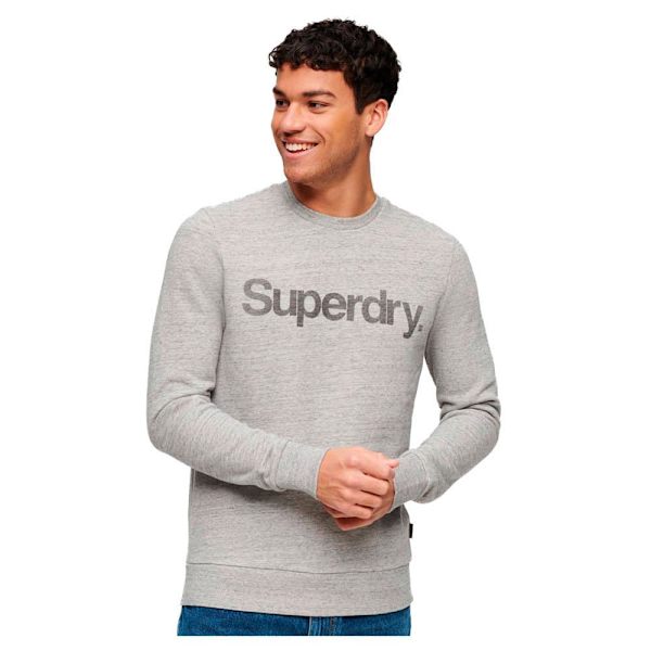 Superdry Core Logo City Loose Tröja Grå 2XL Man