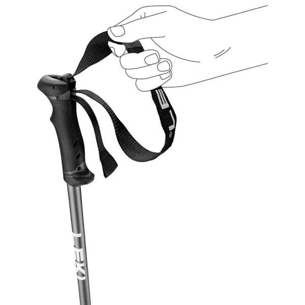 Leki Alpino Stolpar Qntm Silver 115 cm