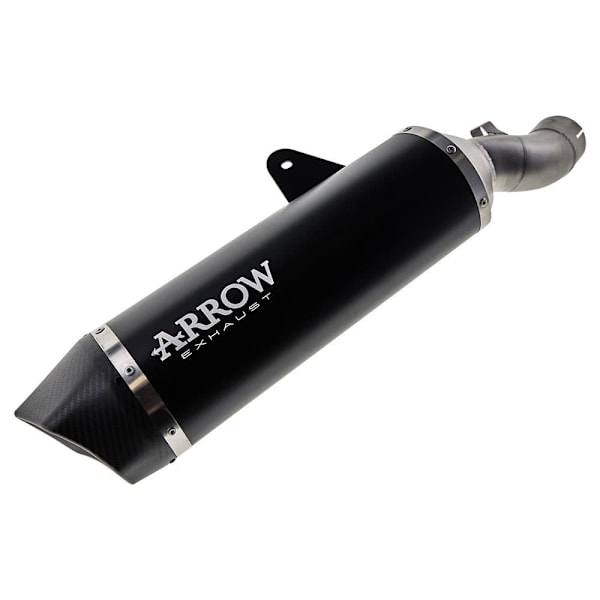 Arrow Aluminium Og Carbon Lyddæmper Maxi Race Tech Dark R 1200 Gs 13-17 Sort