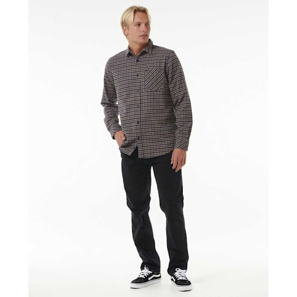 Rip Curl Classic Surf Checked Skjorte Med Lange ærmer Flerfarvet L Mand