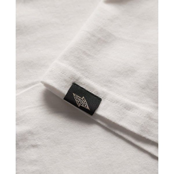 Superdry Embellished Poster Cap T-shirt Med Korte ærmer Hvid XS Kvinde