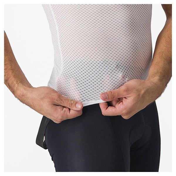 Castelli Pro Mesh 2.0 Kortärmad Baslager Vit 2XL Man