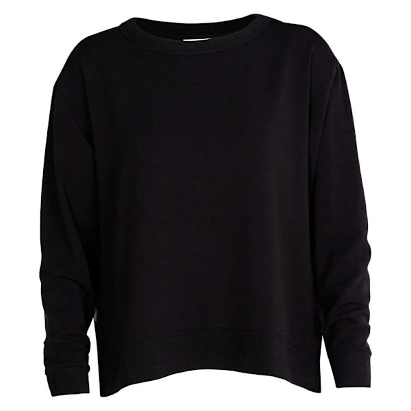 Icebreaker Sweatshirt Dalston Merino Sort M Kvinde