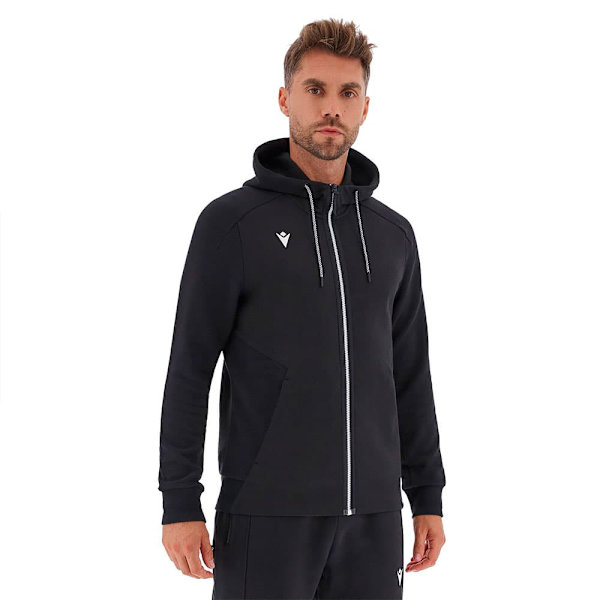 Macron Rhodos Sweatshirt Med Lynlås Sort XS Mand