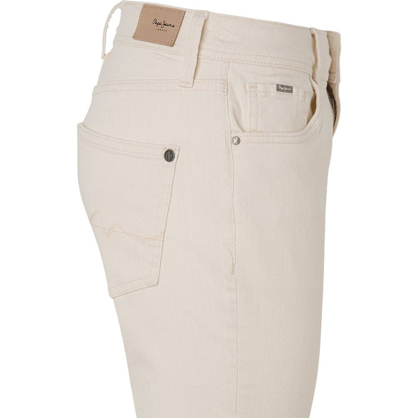 Pepe Jeans Jeans Pl204591 Tapered Fit Beige 25 / 30 Kvinna