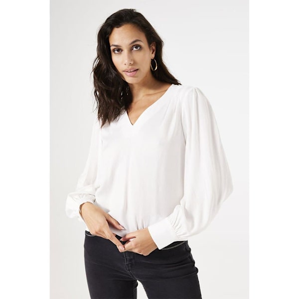 Garcia T40235 Langærmet Bluse Hvid S Kvinde